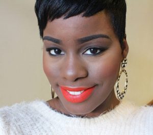 MAC Lady Danger on Dark Skin